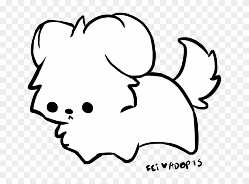 Free Loppy Eared Dog Lineart By Fei Adopts On Clipart - Portable Network Graphics #321241