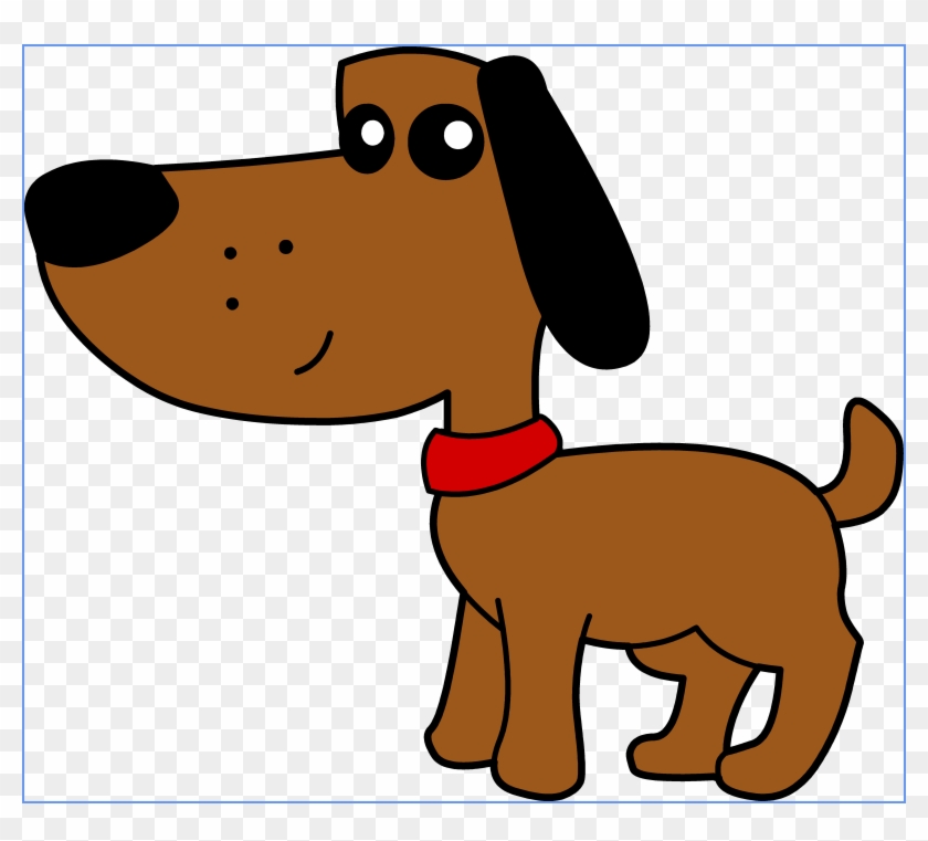 Awesome Cute Dog Clipart Hanslodge For Cartoon Concept - Clip Art Of A Dog #321252