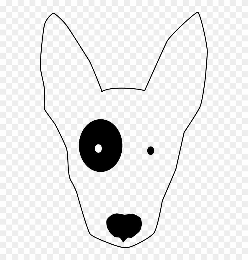 Free Bullterrier Head, Bujung,bull Terrier Cartoon,dog - Bull Terrier Cartoon Head #321303