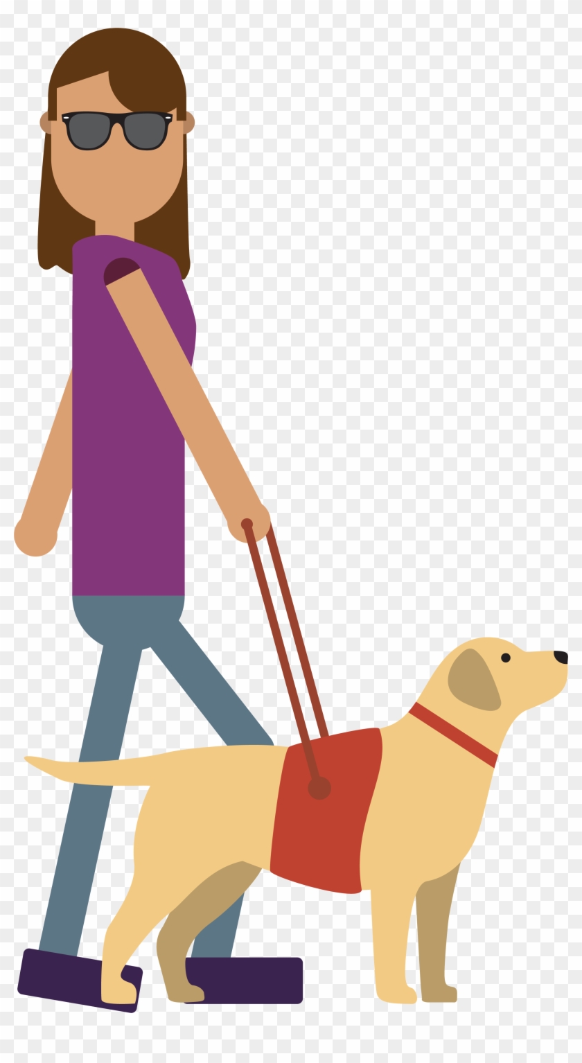 Blind Woman Illustration Graphic - Illustration #321751