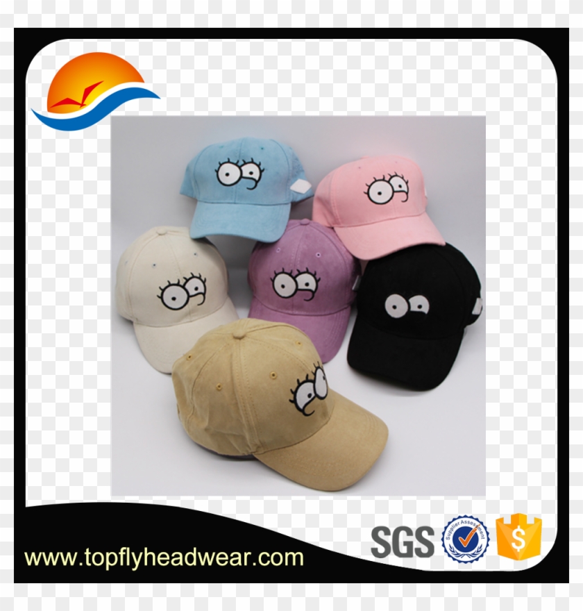 Custom Suede Baseball Cap With Cute Embroidery Pokemon - Hat #321819