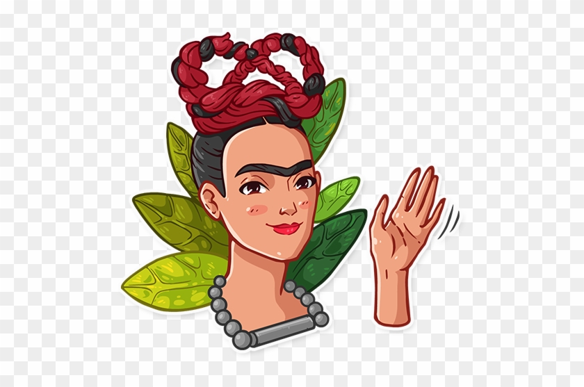 Thanks For Watching - Sticker Telegram Frida Kahlo #321845