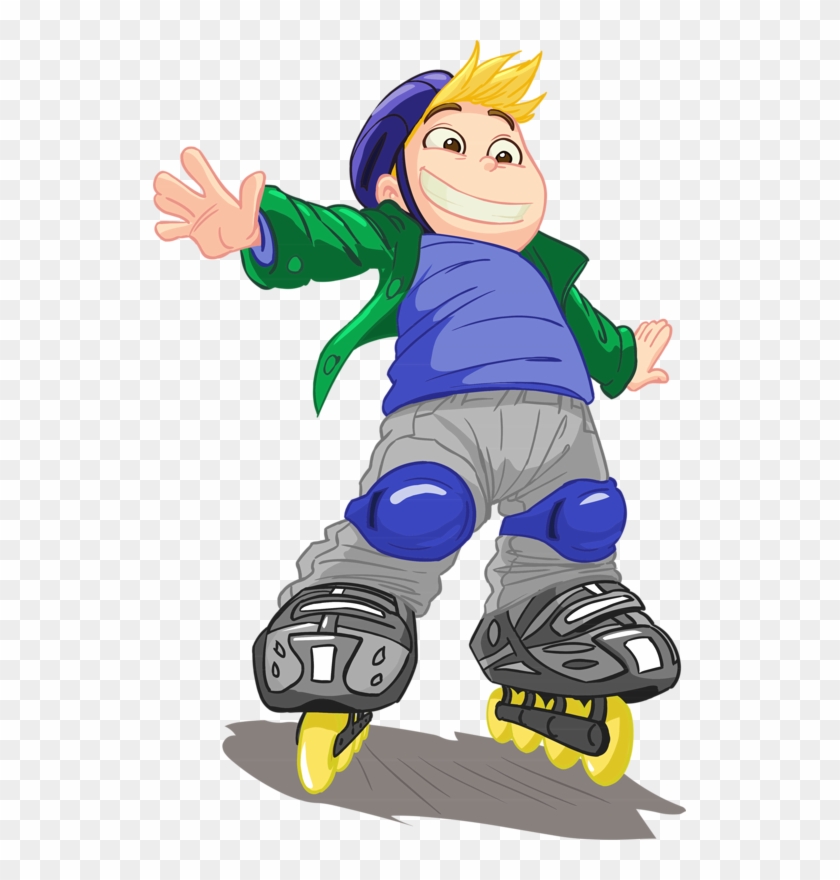 Personnages, Illustration, Individu, Personne, Gens - Inline Skaterclipart #321869