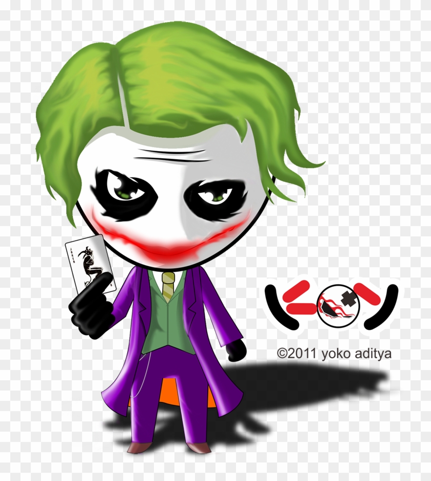 Cute Cartoon Batman And Joker Download - Joker Chibi - Free Transparent PNG  Clipart Images Download