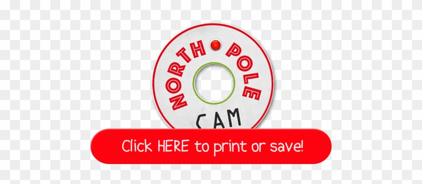 Printable Click Here - Elf On The Shelf Santa Cam Printable #321994