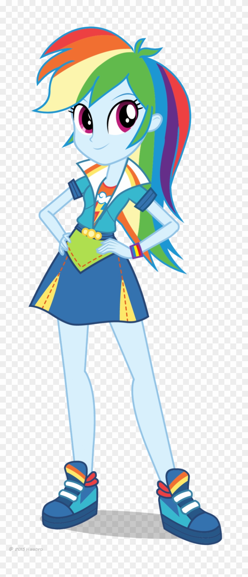 Rainbow Dash In Her Friendship Games Outfit By Superbobiann - Rainbow Dash Friendship Games #321998