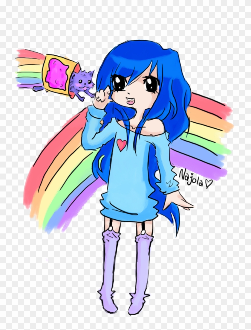 Blue Haired Girl Request By Najola - Cartoon #322019
