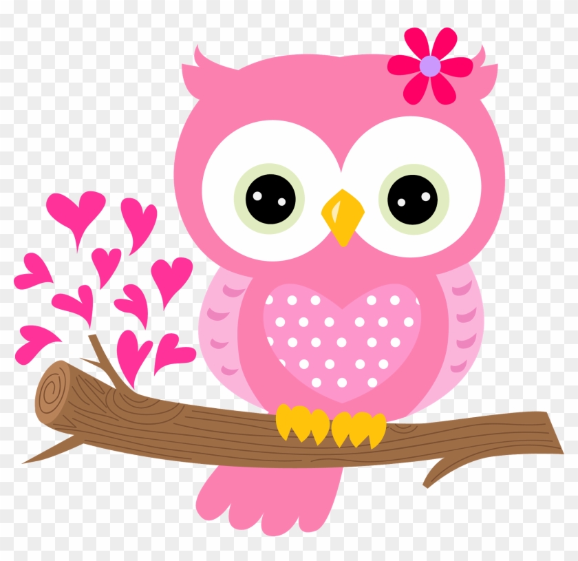 Búhos Y Pajaritos - Owl Pink #322039