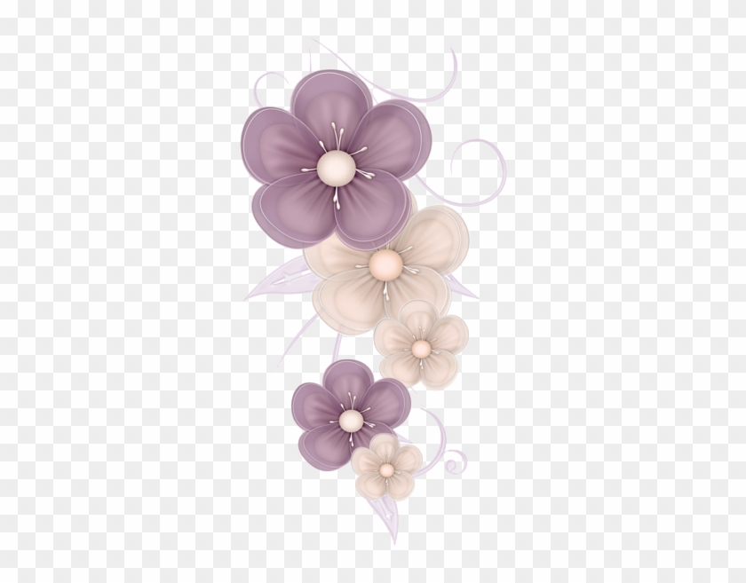 Cute Flowers Decor Png Clipart Picture - Cute Flowers Png #322215