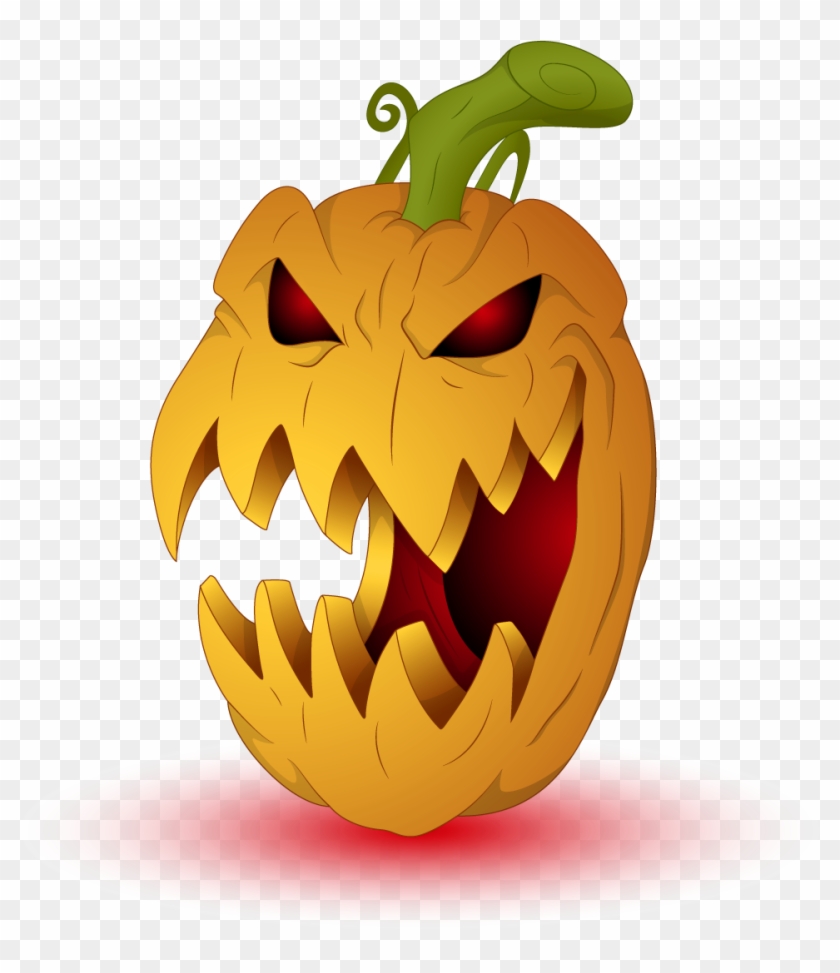 Scary face of halloween pumpkin or ghost on transparent PNG - Similar PNG