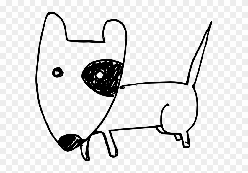Bull Terrier Dog Clip Art - Bull Terrier Cartoon Png #322289