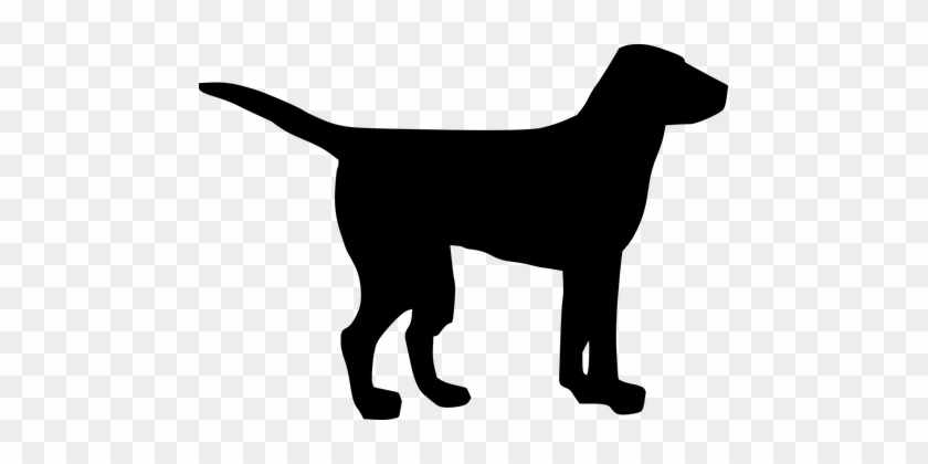 Dog Pet Animal Tail Waggling Silhouette St - Black Puppy Dog Clipart #322297