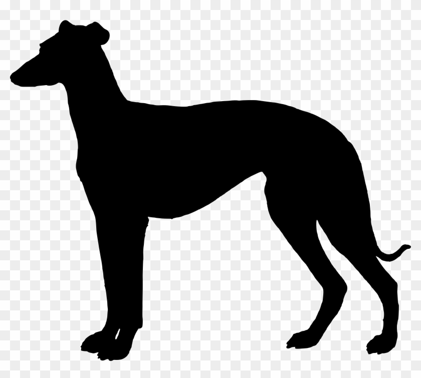 Clipart - Greyhound Silhouette #322307