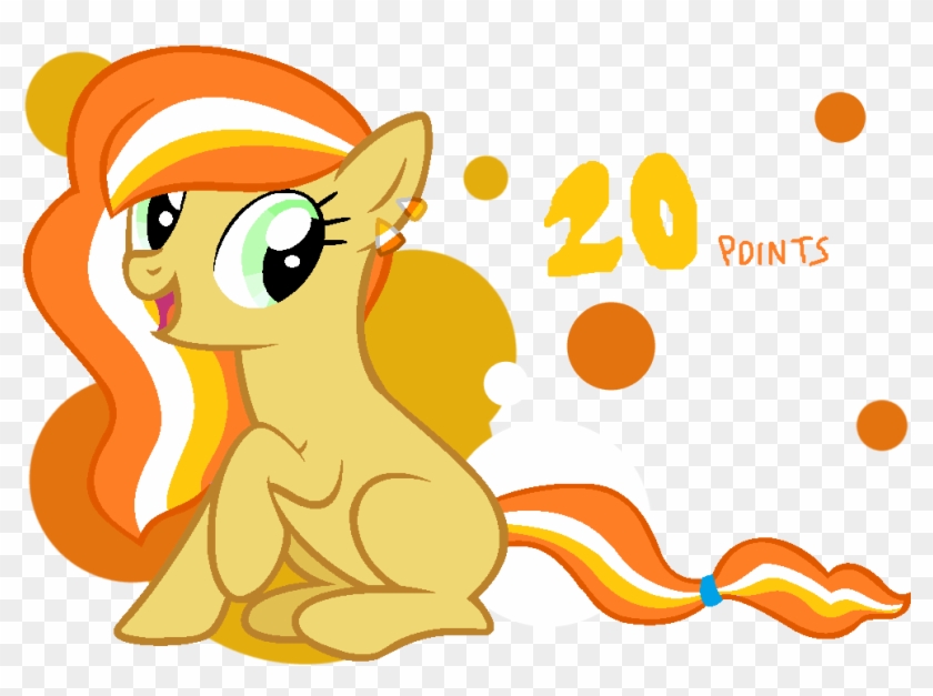 Candy Corn Pony Adoptable Closed By Bronybase - Cartoon #322348