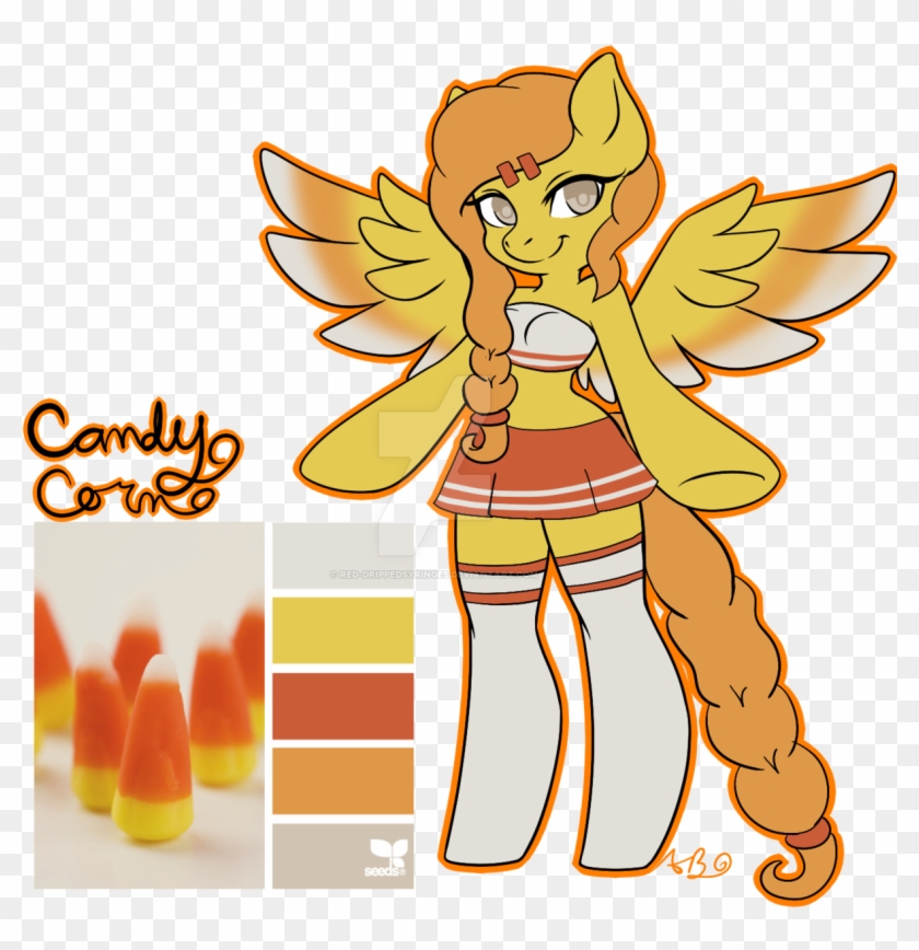 Candy Corn Pony Adopt Auction Sold Closed By Red Drippedsyringes - Cartoon #322359