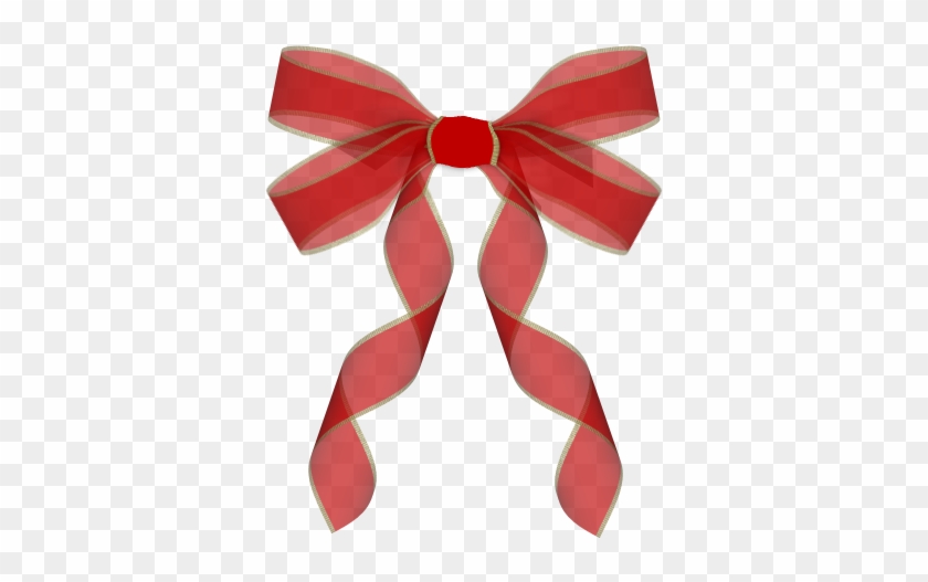 Pink - Christmas Bow Transparent Background #322371