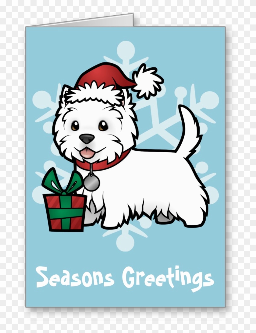 Cute Westie Christmas Card - Love #322391