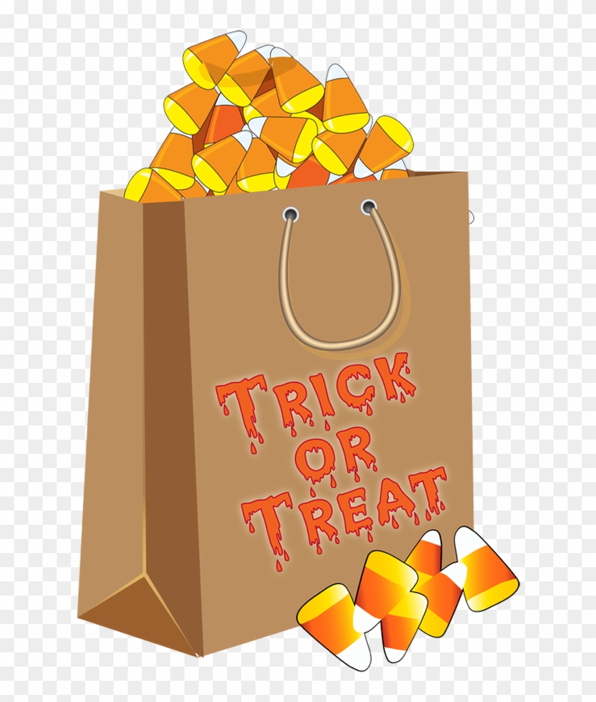 Trick Or Treat Candy Bag Clipart - Candy Corn Clip Art #322409