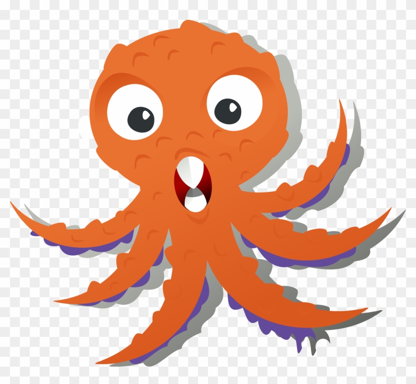 Net Clip Art Rg 1 24 129 284396 Scalable Vector - Octopus Animated Clipart #322456