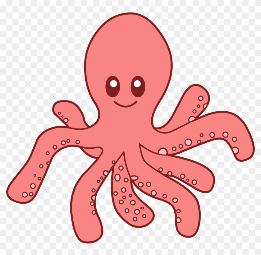 Cute Octopus Cartoon Drawing Images Pictures - Octopus Clipart Png #322475