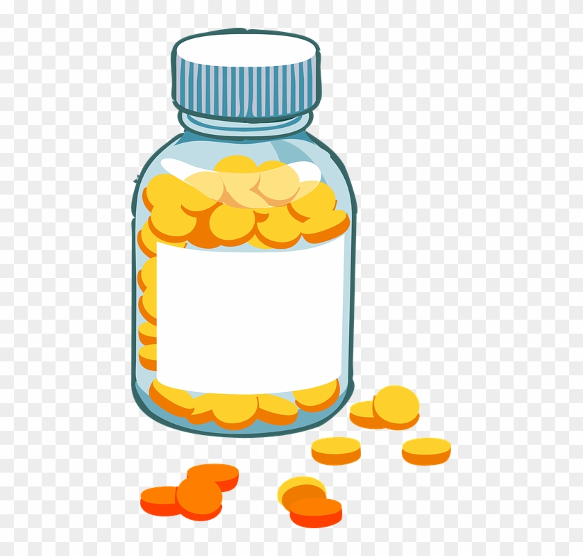 Candycorn Cliparts - Animated Pill Bottle #322468