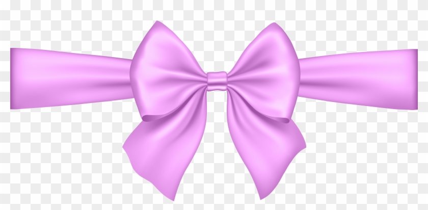 Pink Bow Transparent Png Clip Art - Clipart Bow Transparent Background #322503