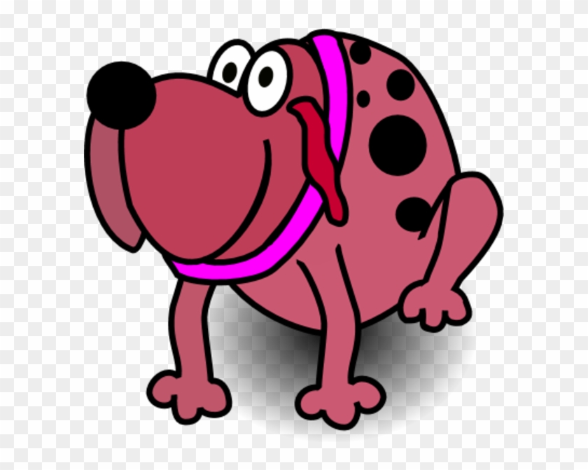 Guard Dog Cartoon Clipart - Cartoon Spotted Dog Shower Curtain #322485