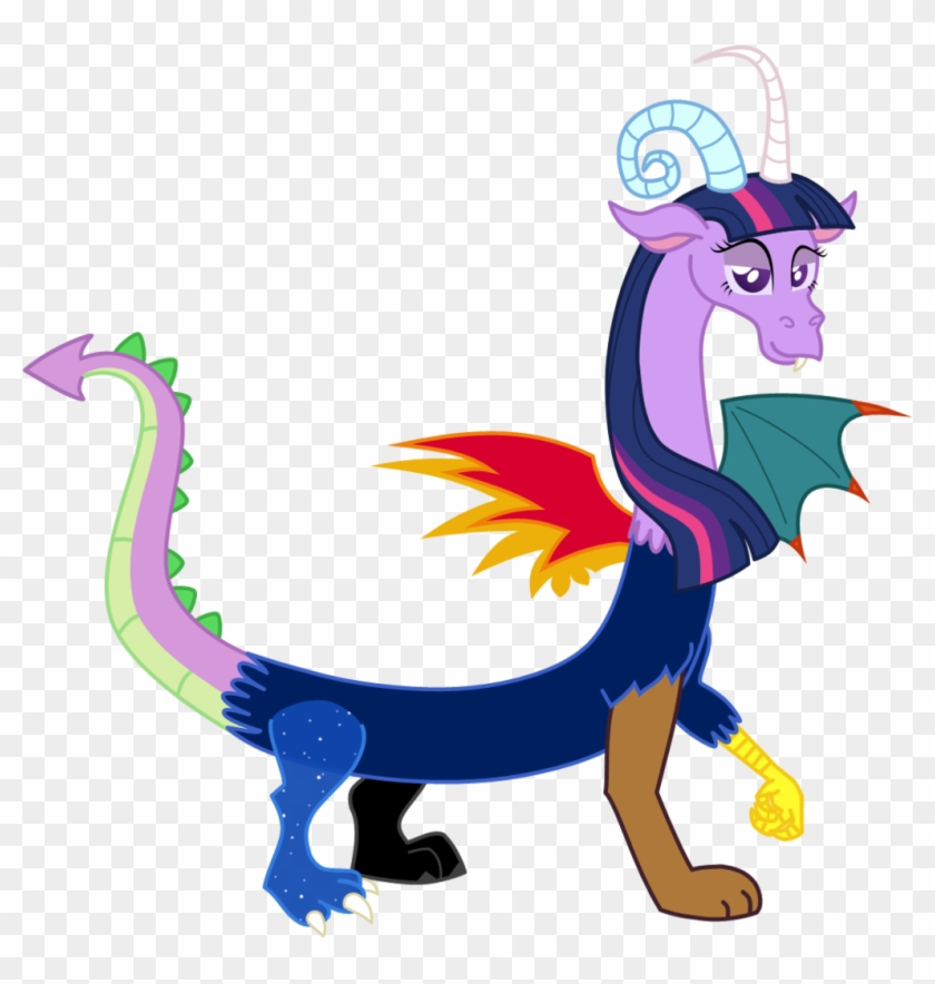 Twilight As A Draconequus By Zimvader42 - Май Литл Пони Дискорд #322530