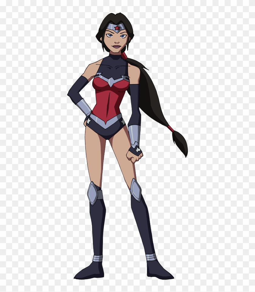 Ou Mais Parecida Com A Das Animações Da Liga - Justice League War Wonder Woman #322563