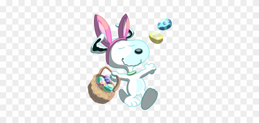 Snoopy Easter Clip Art Library - Cartoon #322598