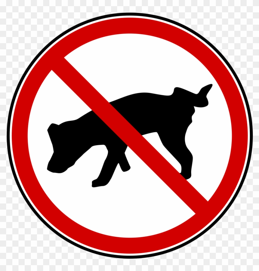 Dog No Peeing Clip Art - No Dogs Allowed Sign #322634
