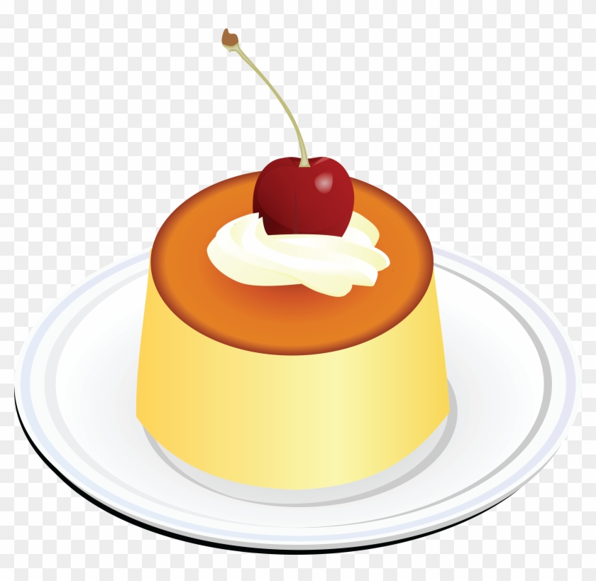 Free Clipart Of A Cake With A Cherry - Fondant #322665
