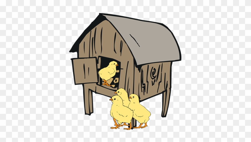 Hen House Clipart - Hen In The Pen Clipart #322725