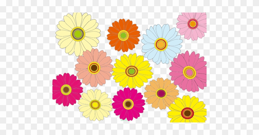 Bunte Blumen - Clipart Multicolor Flowers Png #322809