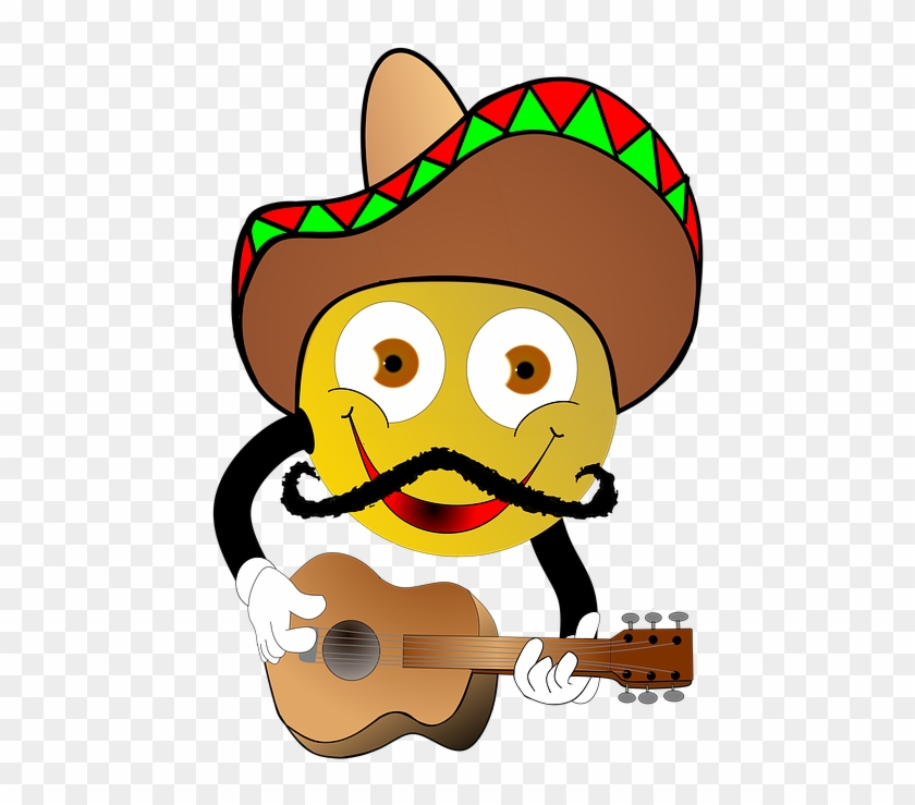 Cartoon Cowboy Cliparts 19, - Emoji Mexicain #322908