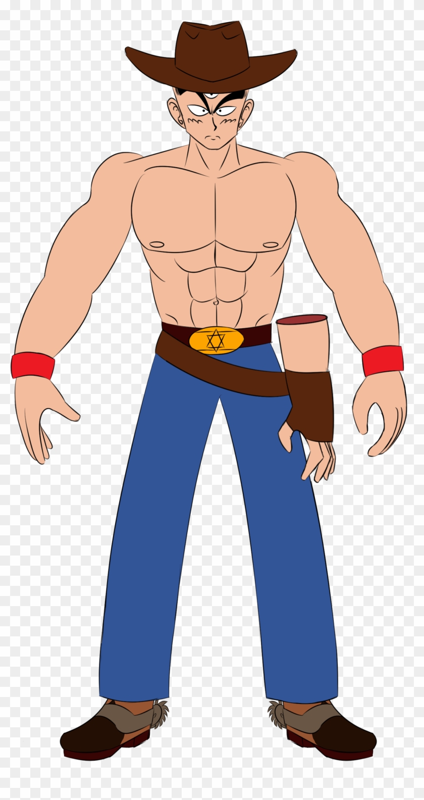 Tien The Three-eyed Cowboy By Fastfroob - Cartoon #322913