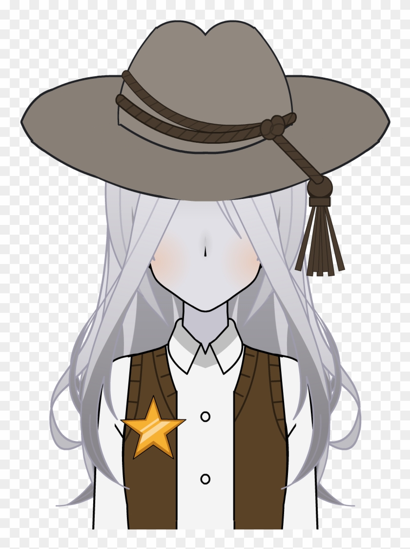 Large Cowboy Hat [kisekae Export] By Idessa - Kisekae Hat Export #322920