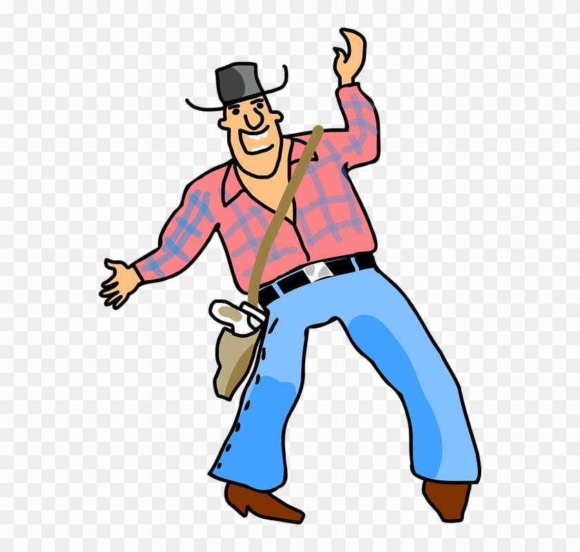 Cartoon Cowboy Cliparts 24, - Cowboy Clipart #322937