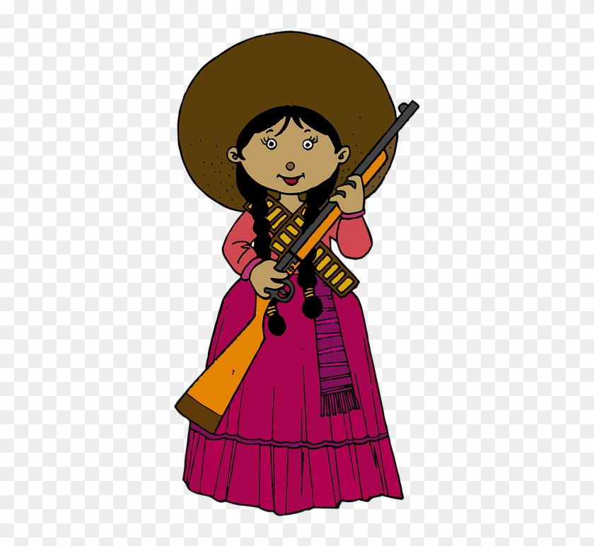 Hispanic Cowboy Cliparts 25, - Adelita Png #322939