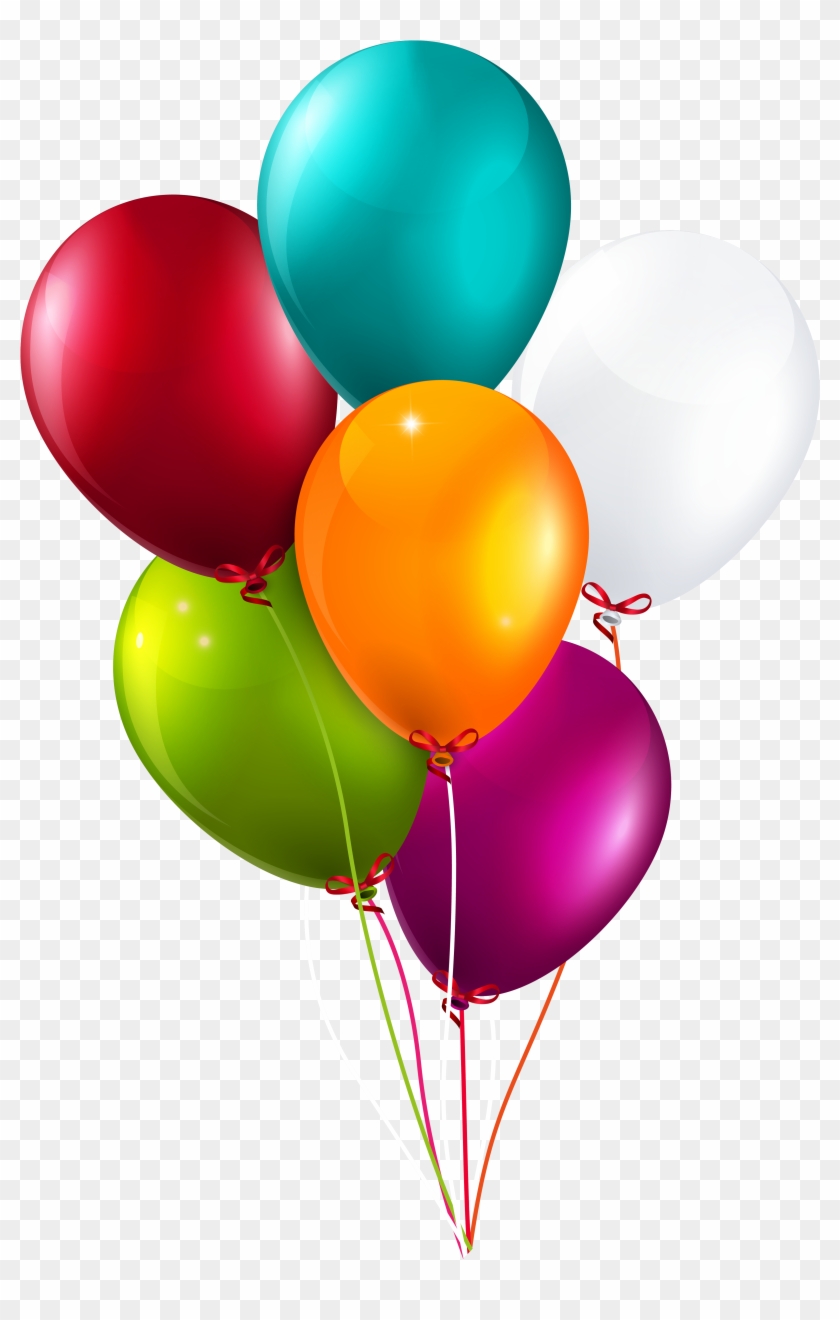 View Full Size - Happy Birthday Balloons Png #322977