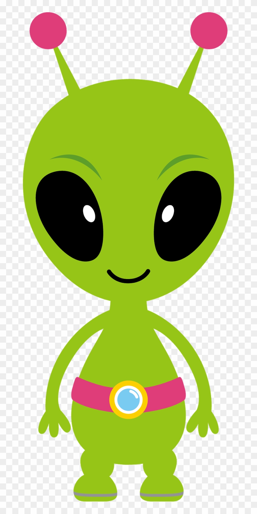 Spaceship Clipart Funny Alien - Space Clipart #322965