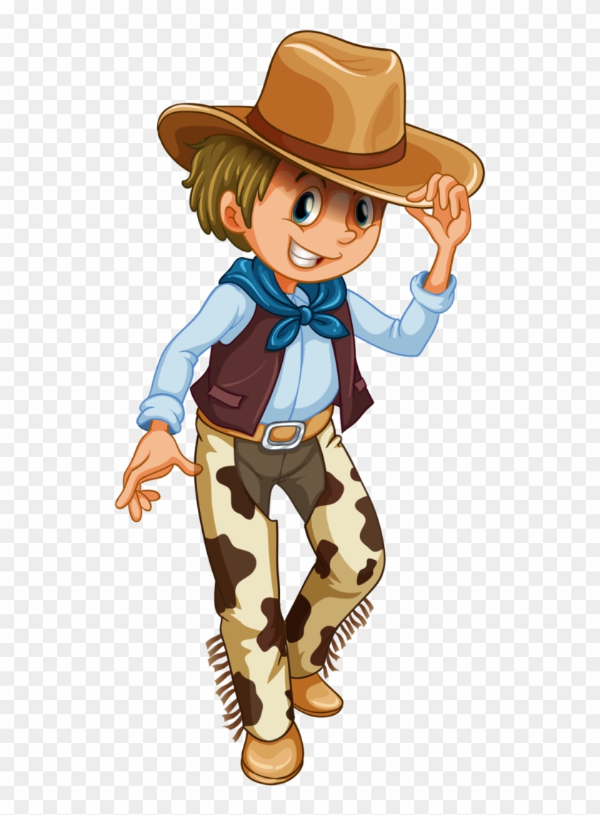 Royalty-free Cowboy American Frontier - Cowboy Cartoon Vector Free #323017