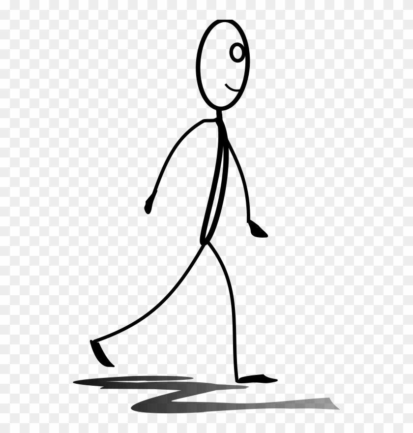 Free Al Walking - Stick Figure Walking Clipart #323220