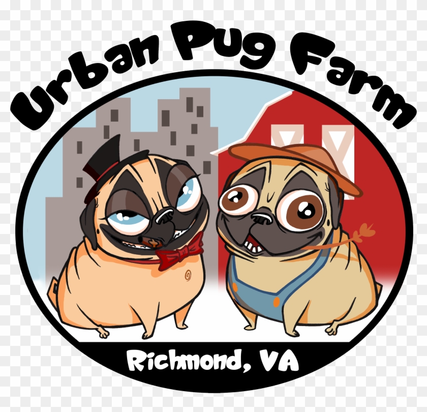 Urban Pug Farm Logo - Urban Pug Farm Logo #323240