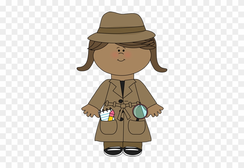 Kid Detective Clipart - Detektiv Girl Clipart #323309