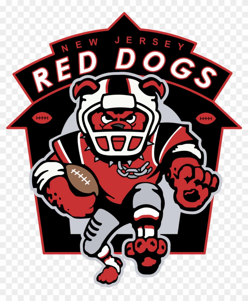 New Jersey Red Dogs Logo Png Transparent - New Jersey Sport Teams #323325