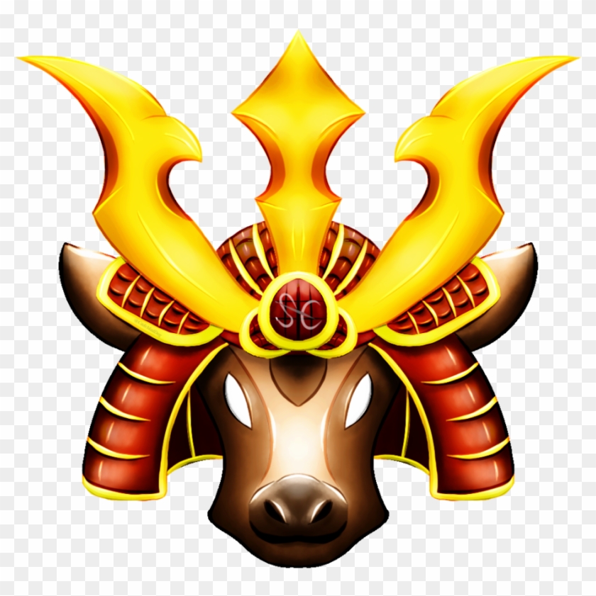 Samurai Cow Logo By Cademaddog - Logo #323348