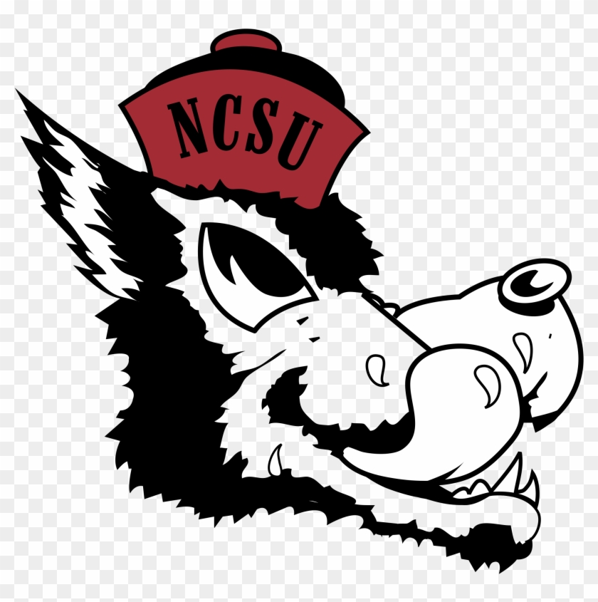 Ncsu Wolfpack Logo Logo Png Transparent - Vintage Nc State Wolf #323353