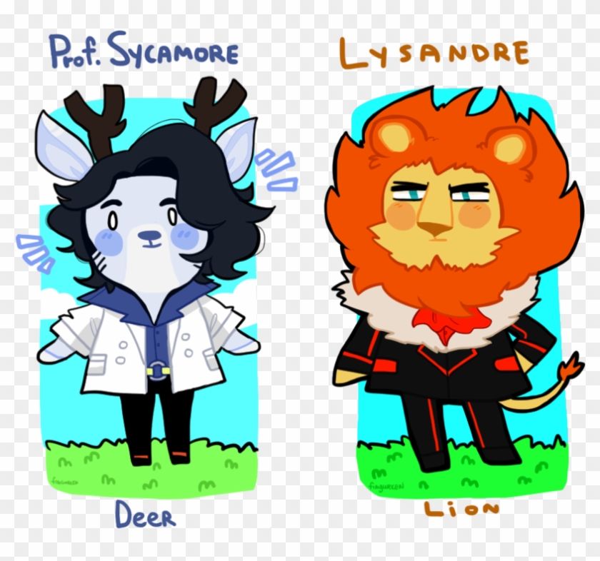 Lysandre And Sycamore By Fingurken - Animal Crossing: New Leaf #323435