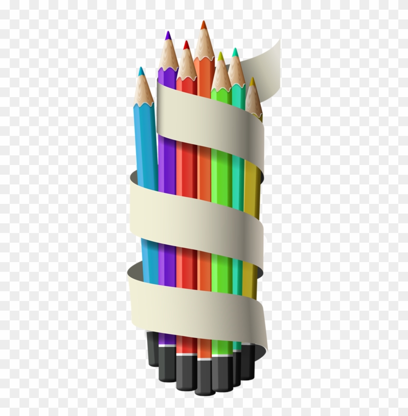 Crayons De Couleurs,articles D Ecole - Colored Pencil #323542